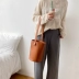 2019 làn sóng mới phiên bản Hàn Quốc của túi xô retro ck nữ nhỏ dung tích lớn dây đeo vai rộng túi đeo chéo - Túi xách nữ Túi xách nữ