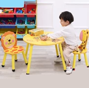 Nghỉ ngơi đồ chơi trẻ em, bộ bàn ghế, bộ hoàn chỉnh lớp học câu đố, bàn tròn nhỏ, học sinh tiểu học, nhà, ổn định - Phòng trẻ em / Bàn ghế