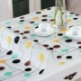 vải dày thảm bảng kính mềm tinh thể màu panel in pvc bảng nhựa bảng vải vải tùy chỉnh chống thấm nước - Khăn trải bàn giấy trải bàn ăn dùng 1 lần