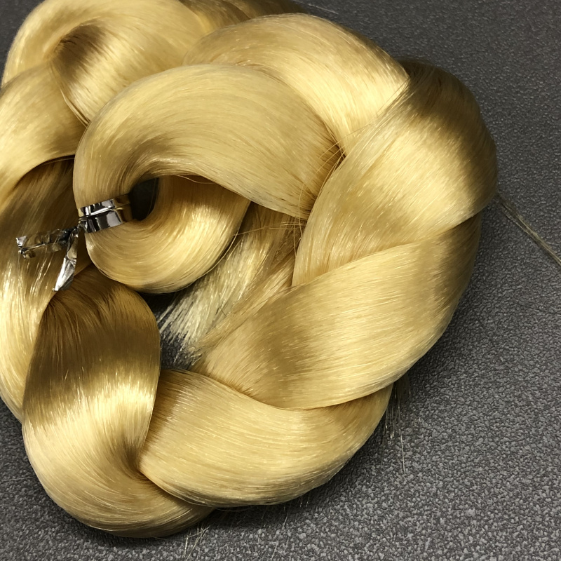 Golden Caragana 37doll Hair transplantation silk obobitsuazone doll Hair Hair transplantation Hair soft Hair