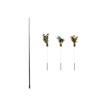 Команда кошачья палка + 3 головы перья (без колокольчика)