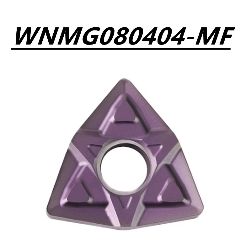 Dụng cụ tiện hình trụ lưỡi CNC hình quả đào WNMG080404-OMM WNMG080408-MF dành riêng cho thép không gỉ mũi dao cnc Dao CNC