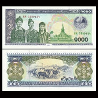 [Asia] New UNC Lào 1000 Kip Tiền giấy nước ngoài Coin 1000 Yuan đồng tiền xưa