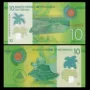 [Americas] Nicaragua Tiền giấy nhựa 10 Cordoba Tiền xu nước ngoài Tiền giấy Ngoại tệ New UNC đồng tiền xưa