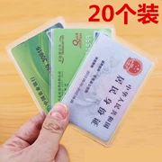 Thẻ nhân viên bộ thẻ thẻ trường hợp bộ thẻ gạo thẻ da giấy chứng nhận công việc da trong suốt nhựa cứng với bảo vệ chà chà