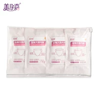 Đồ lót dùng một lần cotton, bà bầu, bà bầu, đồ dùng trong tháng, cotton, cỡ lớn, mẫu nữ, 4 cái - Nguồn cung cấp tiền sản sau sinh đệm hơi dành cho bà bầu