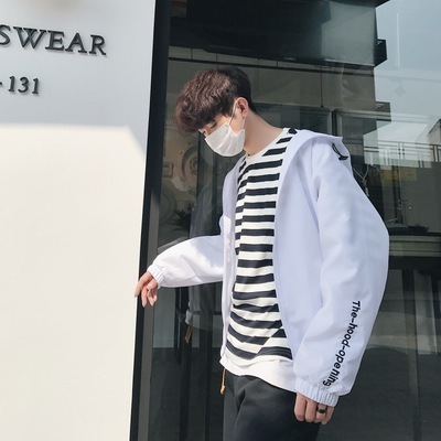 2018 mới mùa hè áo khoác nam sinh viên Hàn Quốc lỏng hoang dã áo khoác mỏng đồng phục bóng chày xu hướng những người yêu thích Đồng phục bóng chày