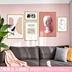 Morandi phòng khách sofa nền TV dán tường tự dính phòng ngủ tập thể dán trang trí dán tường có thể tháo rời 	đồ gỗ trang trí trong nhà đồ dùng trang trí gỗ Đồ trang trí tổng hợp