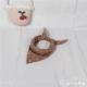 Кофейный носовой платок с буквами