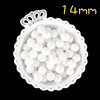 14mm white candy bead【85G】