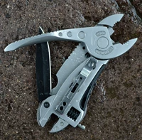 Kìm đa năng kết hợp công cụ kìm công cụ kìm gấp di động với một con dao trong thiết bị sinh tồn hoang dã - Công cụ Knift / công cụ đa mục đích cuốc xẻng đa năng