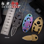 汉 edc mini dao với công cụ ngoài trời tự vệ quân sự dao sống sót dao móc khóa gấp - Công cụ Knift / công cụ đa mục đích