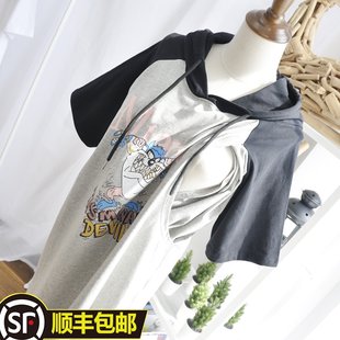 2021 postpartum nursing dress, summer short-sleeved outer wear, slimming clothes for breastfeeding, fashionable women's clothing