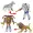 Machine War Ark Biến dạng Động vật Khủng long Robot King Kong Đồ chơi Khủng long bạo chúa Triceratops Câu đố Quà tặng Cậu bé - Đồ chơi robot / Transformer / Puppet cho trẻ em