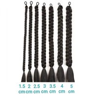 Ширина с одной головной косы длиной около 70 см, около 70 см в длину