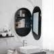 Tủ gương trang điểm gắn tường phòng tắm, Tủ gương trang điểm đựng đồ trang sức gương màu xám khói