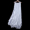 LT03751 Tahara ~ đặc biệt người đàn ông thanh lịch của quần áo bí ẩn màu xám dài lụa đầm voan ~ chân váy đuôi cá