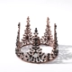 Tua ngọc tròn Vương miện tròn Rong biển Nữ hoàng Sinh nhật Vương miện Bánh trang trí Trang trí Net Red Baroque Crown - Trang trí nội thất