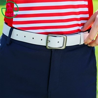 MG Golf Leather Belt White Ladies Belt Sports Golf Phụ kiện 2018 Mới dây lưng nữ