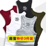 Áo vest nam cá tính cotton thanh lịch Mùa hè mỏng mồ hôi vest nam thể hình bó sát thể thao bó sát - Lót áo 3 lỗ nam