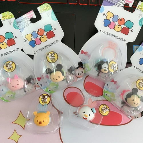 Яйца Disney Disney Слепые раковины Micheimi Ringle Ringle ear 6 коробок украшенных кукол случайным образом