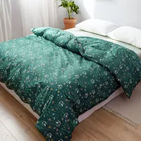 Bông nhỏ bao gồm chăn bông đơn mảnh chăn đơn bông đôi 1,5m1,8 m giường mới - Quilt Covers chăn ga gối đệm màu hồng