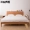 Ba loại gỗ thô, giường đôi khuếch tán, giường gỗ nguyên chất nguyên chất Bắc Âu, gỗ sồi trắng, gỗ anh đào, Nhật Bản tối giản hiện đại - Giường