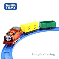 Takara tomy, грузовик, модель автомобиля с рельсами, игрушка, электрический поезд