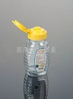 Крышка с переворот бабочки с медовой бутылкой 150 г питомца сжимает пластиковую бутылку томатного соуса бутылка соуса (GF016)