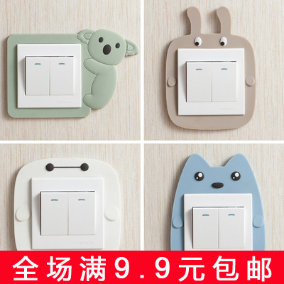 0 94 Creative Cute Cartoon Power Socket Decorative Night Light