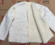 Đích thực da cừu lót ống Hàn Quốc phiên bản của da dài len bông, lông một vest với tay áo bông nam