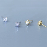 Удачи приходит как многообещающая | идеально подходит для достижения | Сатурн окружает серебряные серьги с серебряным