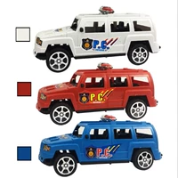 Милая пластиковая маленькая полицейская машина для мальчиков со шнуром, модель автомобиля