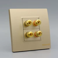 Канджино шампанское золото 86 Двух -звук Золотой Четырех -4 -луночная аудио коробка линия 5.1 окружающая аудиоучетная панель