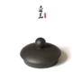 Một ấm trà gốm không tùy chỉnh nắp cốc màu nâu với Zhu bùn gốm tím cát Kung Fu bộ phụ kiện bìa nhỏ - Trà sứ bo am tra