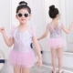 Đồ bơi trẻ em Hàn Quốc váy xẻ tà cho bé gái bikini đồ bơi hoa dễ thương cho bé gái
