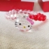 Áo HELLOKitty Hello Kitty Vòng tay pha lê trẻ em ngọt ngào Nữ đơn giản Bạn gái sinh viên Quà tặng sinh nhật - Vòng đeo tay Clasp vòng tay cartier Vòng đeo tay Clasp