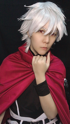 taobao agent Emperor COSPLAY wigs COS COS from Human Bach Star Cerelers Silver Short Hair Conditioning Return Wig Wig