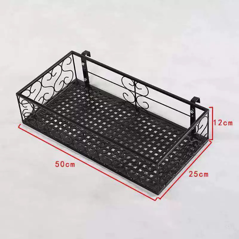 Giá treo hoa cửa sổ Bệ cửa sổ sắt treo lan can ban công Giá treo hoa trong nhà Giá treo chậu hoa cửa sổ giá treo kệ treo hoa ban công 