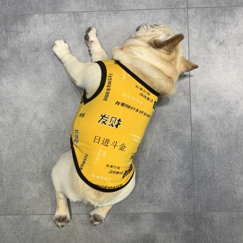 Жилетку для домашних собак в летнем фататном складе FA Dou Babago Fat Dog Bull Dog