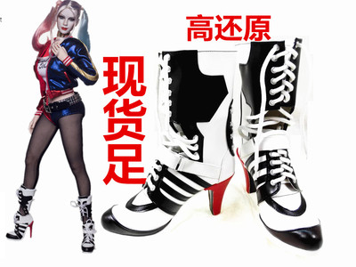 taobao agent Suicide Squad (X Special Team) series female clown Hali Quyin COS shoes 35-41 yards