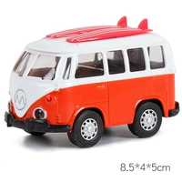 Volkswagen Bus Orange Red