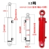 Xi lanh thủy lực 12 tấn Xi lanh thủy lực hai chiều dầu xi lanh thủy lực tùy chỉnh 100 lỗ khoan bông tai nâng hạng nặng xi lanh thủy lực mini 2 chiều Xy lanh thủy lực