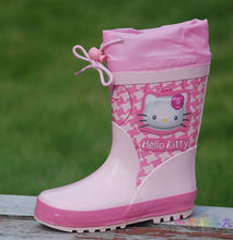 Модные детские мультфильмы милые дождевые туфли новые корейские дождевые сапоги водяные туфли девочки водные сапоги бесплатно