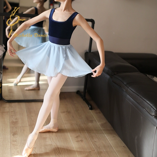 Michelledance Children Ballet лыстная юбка британская император северный танцевальный класс Стиль стиль розовый синий