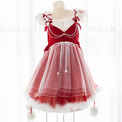 七了个三圣诞限定套装冬日少女可爱一字领吊带裙镂空胖次内衣套装-淘宝网 七了个三圣诞限定套装冬日少女可爱一字领吊带裙镂空胖次内衣套装-淘宝网