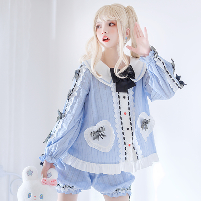 taobao agent Cute rabbit, shorts, summer thin pijama, comfortable uniform