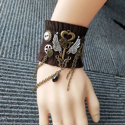 taobao agent Accessory, jewelry, fashionable bracelet with gears, punk style
