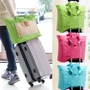 Túi du lịch gấp túi hành lý dung lượng lớn túi máy bay vai có thể được đặt trường hợp xe đẩy túi lưu trữ xách tay - Vali du lịch vali du lịch lock&lock