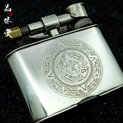 Антикварная зажигалка, сумка на руку на солнечной энергии, 1930 года, серебро 925 пробы